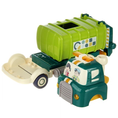 Машина инерционная Мусоровоз свет звук пар Veld Co 136177 4