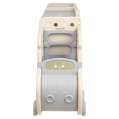 Стеллаж для игрушек с ящиками Pituso Машинка Max YYT876-grey Серый-бежевый 03