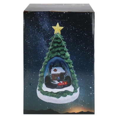 Светильник новогодний музыкальный Уютная ёлочка с сюрпризами Miland СВП-0010