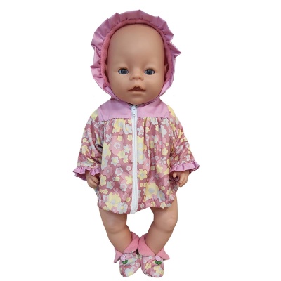 Одежда для кукол Плащ теплый с пинетками Колибри 90 1