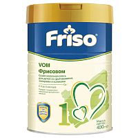 Смесь Friso Vom 1 молочная с пребиотиком 400г с 0мес Friso
