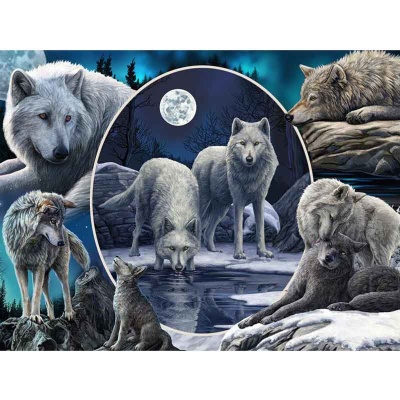 Пазл Super 3D Коллаж Волки Prime 3D 32525 1
