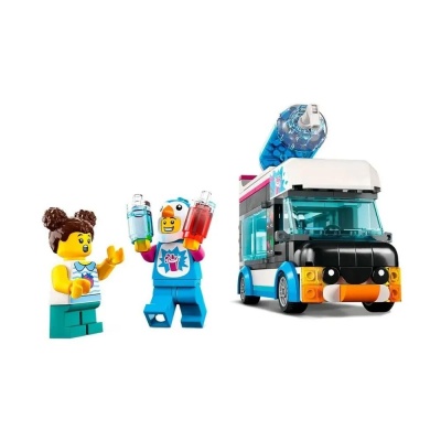 Конструктор Lego City 60384 Фургон для шейков Пингвин 2