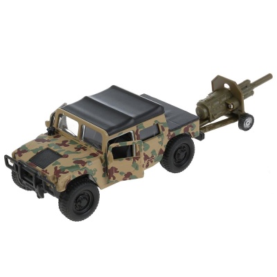 Игрушка Машина Hummer h1 с пушкой Технопарк SB-18-09-H1+CANNON-WB