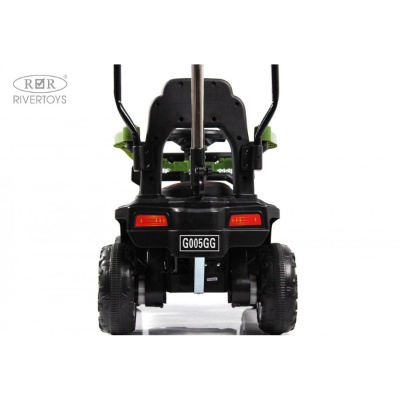 Детский электромобиль RiverToys G005GG зелёный