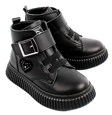 Ботинки для девочки Antilopa TR5092 черные