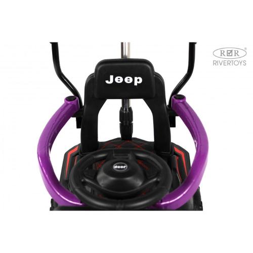Детский электромобиль RiverToys G003GG фиолетовый фото 13