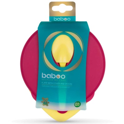 Тарелка c крышкой и ложкой Baboo 9-013 5