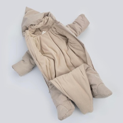 Комбинезон Вельвет-1 KiDi 886(Зима-В1)-78 светло-бежевый 05