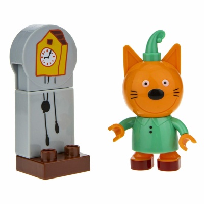 Конструктор Три Кота Компот c часами 1toy Т19858 1