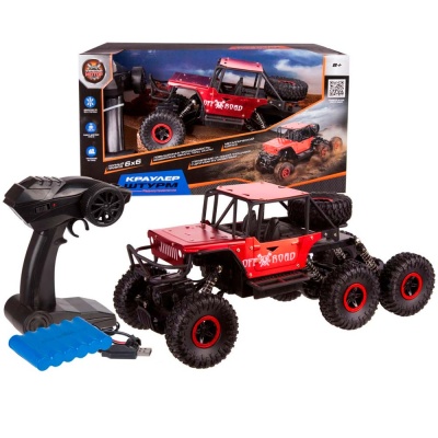 Машинка на радиоуправлении Краулер Штурм Пламенный мотор 870303