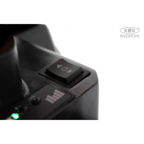 Детский электромобиль RiverToys G003GG оранжевый фото 3