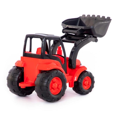 Игрушечная машинка Чемпион Трактор с ковшом Полесье 0476