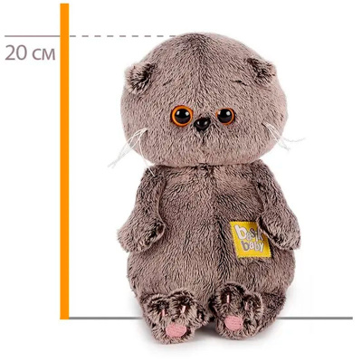 Мягкая игрушка Кот Басик Baby в бантике Budi Basa BB-009 3