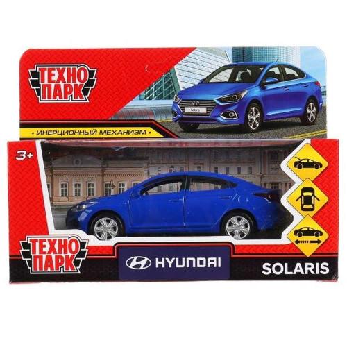 Машинка металлическая Hyundai Solaris Технопарк SOLARIS2-12-BU фото 4