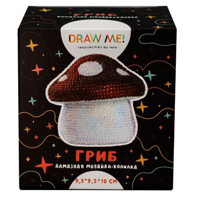 Алмазная мозаика на копилке Mushroom Draw me! 156-TH027 3