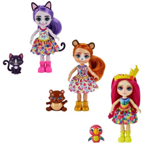 Кукла Сестричка с питомцем Enchantimals Mattel HCF97