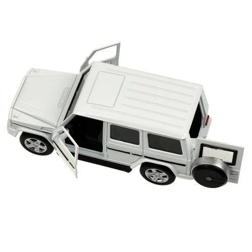 Машина металлическая инерционная Mercedes-Benz G-Class 12 см Технопарк GCLASS-12-WH фото 3