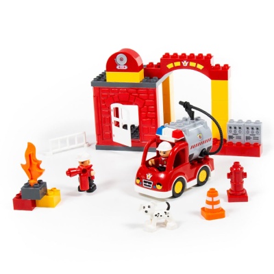 Конструктор Макси Пожарная станция Полесье 77523