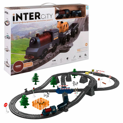 Игровой набор InterCity железная дорога Фермер 1toy Т24156 2