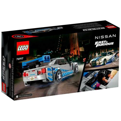 Конструктор Lego Speed Champions 76917 Двойной Форсаж: Nissan Skyline GT-R (R34) фото 8