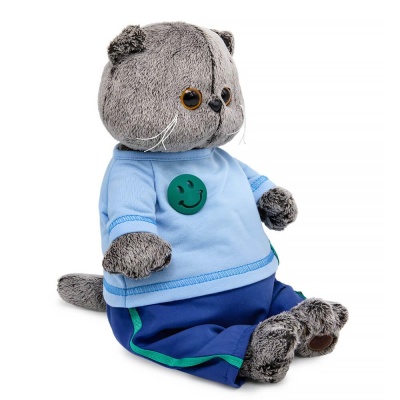 Мягкая игрушка Басик в лонгсливе со смайликом 25 см Budi Basa Ks25-270 02