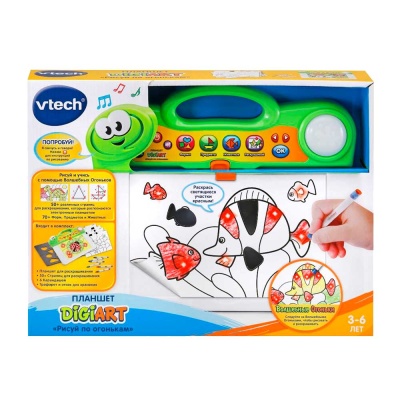 Планшет Digiart Рисуй по огонькам Vtech 80-163826
