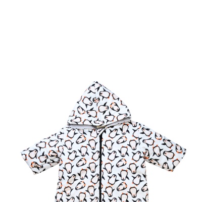 Комбинезон демисезонный Пингвины Чуди Кидс 123424 белый 02