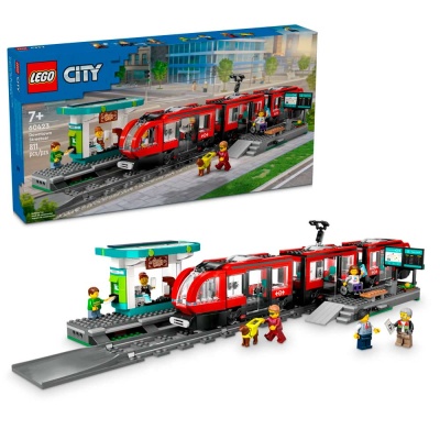 Конструктор Lego City 60423 Трамвай и трамвайная станция
