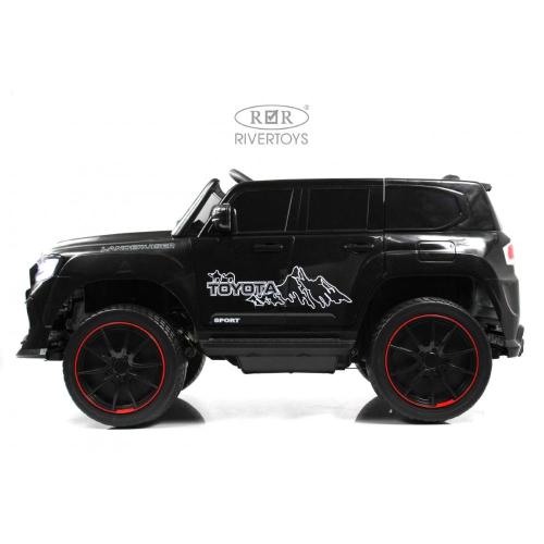 Детский электромобиль RiverToys G555GG чёрный фото 9