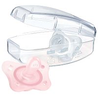 Пустышка Physioforma Micro 2 штуки 0-2 месяца Chicco 8058664175239 pink