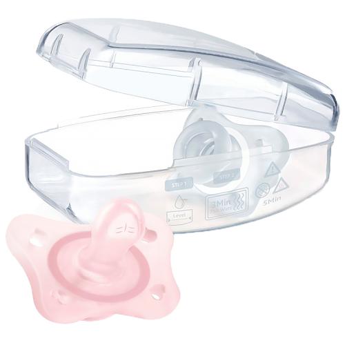Пустышка Physioforma Micro 2 штуки 0-2 месяца Chicco 8058664175239 pink