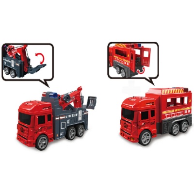 Машинка Техпомощь инерционная Рыжий кот МИ-7493 1