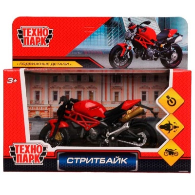 Игрушка Модель Стритбайк Технопарк 2004I099-R2 2