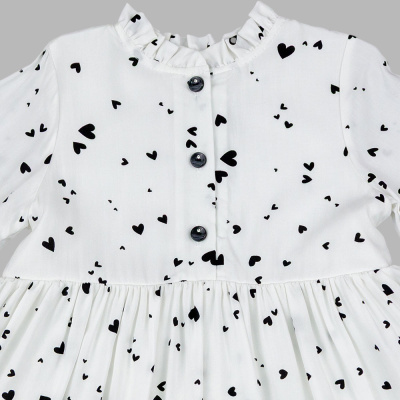 Платье Сердечки Чуди Кидс 604625Ц2-1 молочный 03