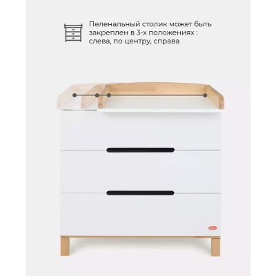 Комод Rant Indy Cloud White 96