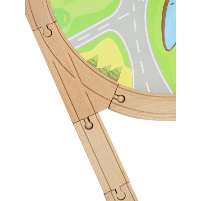 Деревянная железная дорога Рыжий Кот ИД-1223