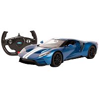 Машина радиоуправляемая Ford GT фары светятся двери открываются Rastar 78100BL