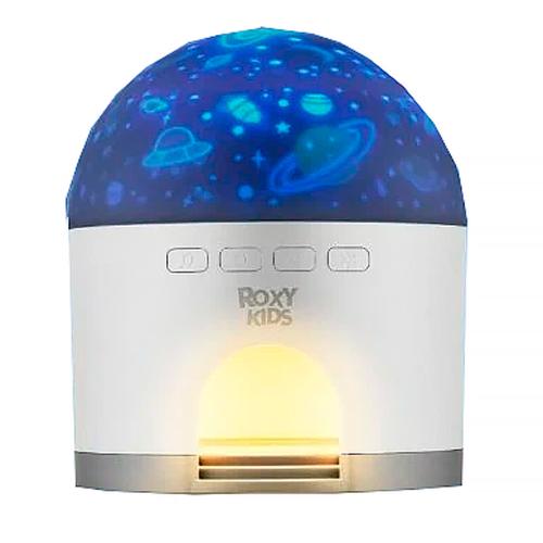 Ночник проектор Снежный домик 8 мелодий 4 цветовых режима Roxy-Kids RSNW-001-W