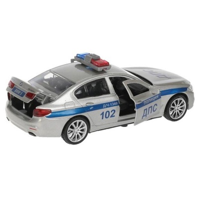 Машинка  металлическая  BMW 5 Series Полиция Технопарк 5ER-12POL-SR 4