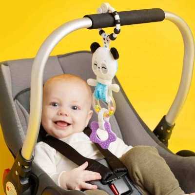 Подвесная игрушка погремушка Пандочка Гучи Мякиши 697