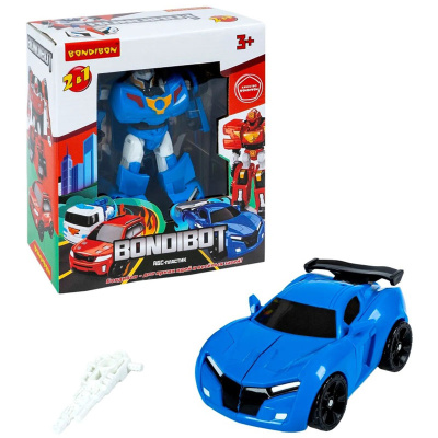 Трансформер 2 в 1 Bondibot робот спорт-машина Bondibon ВВ6546 5