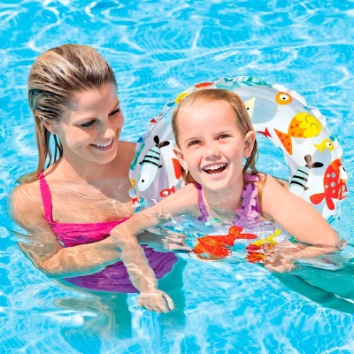 Круг для плавания Пестрый Intex 59230 5