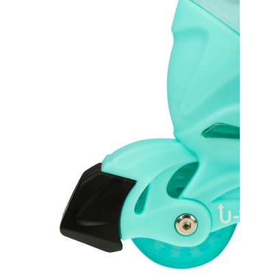 Ролики раздвижные размер S 29-33 Рыжий кот РЛК-2537 голубые 3