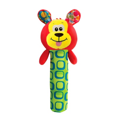 Развивающая погремушка пищалка Собачка Азбукварик