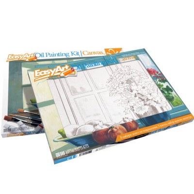 Набор для живописи №6 30 х40 см Цветы на окне Фантазер 737006