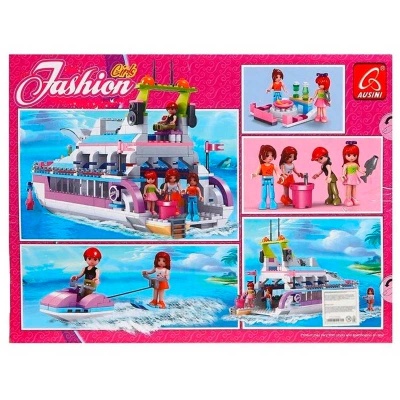 Конструктор Модные девчонки Яхта 480 деталей Ausini 24819 5