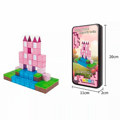 Конструктор Магнитный 32 кубика Zhorya ZY1829432 2