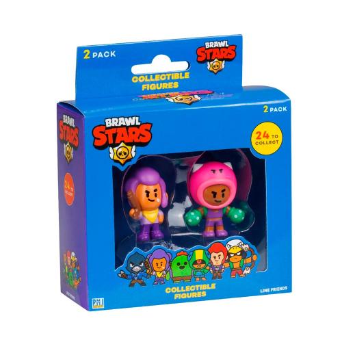 Коллекционные фигурки Brawl Stars Шелли и Роза 5 см PMI BRW2015B фото 4