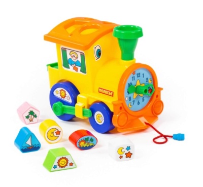 Сортер-каталка Полесье 6189 Занимательный паровоз 